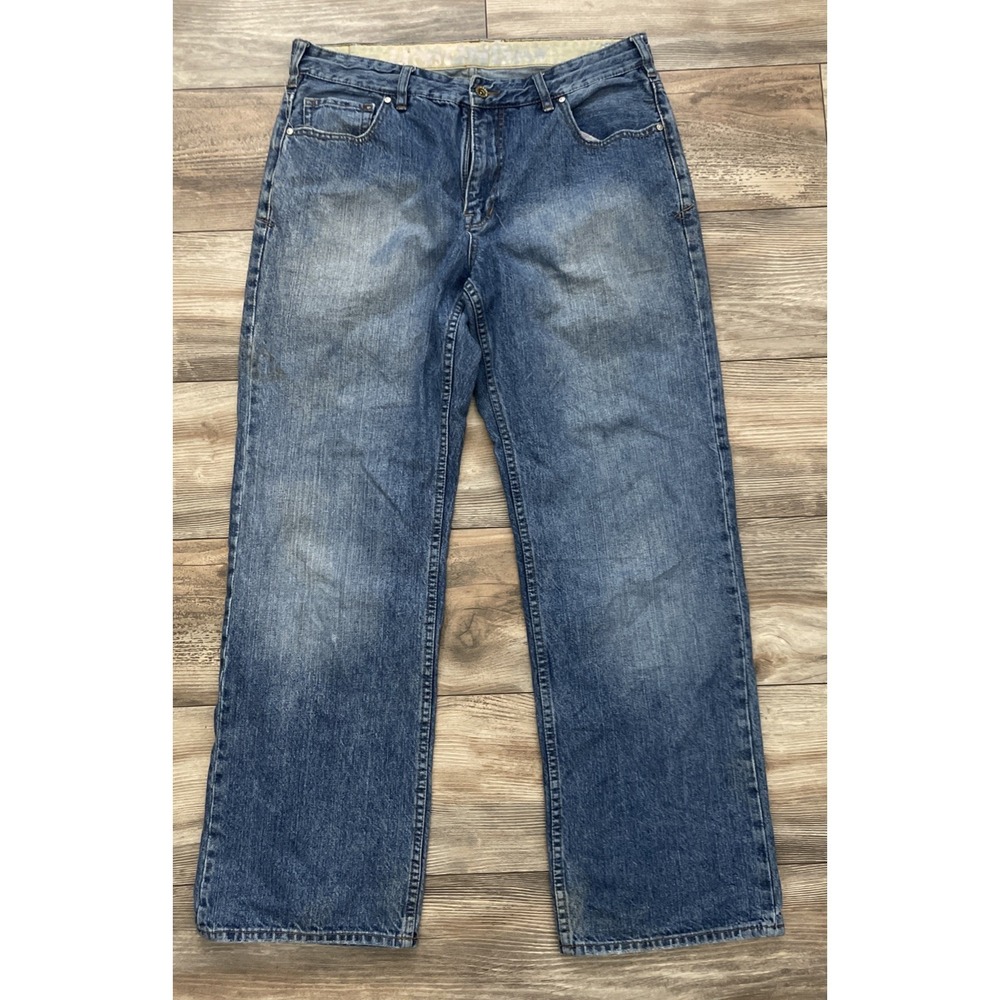 Vintage Unionbay Jeans Mens 36x30 Blue Baggy Denim Medium Wash